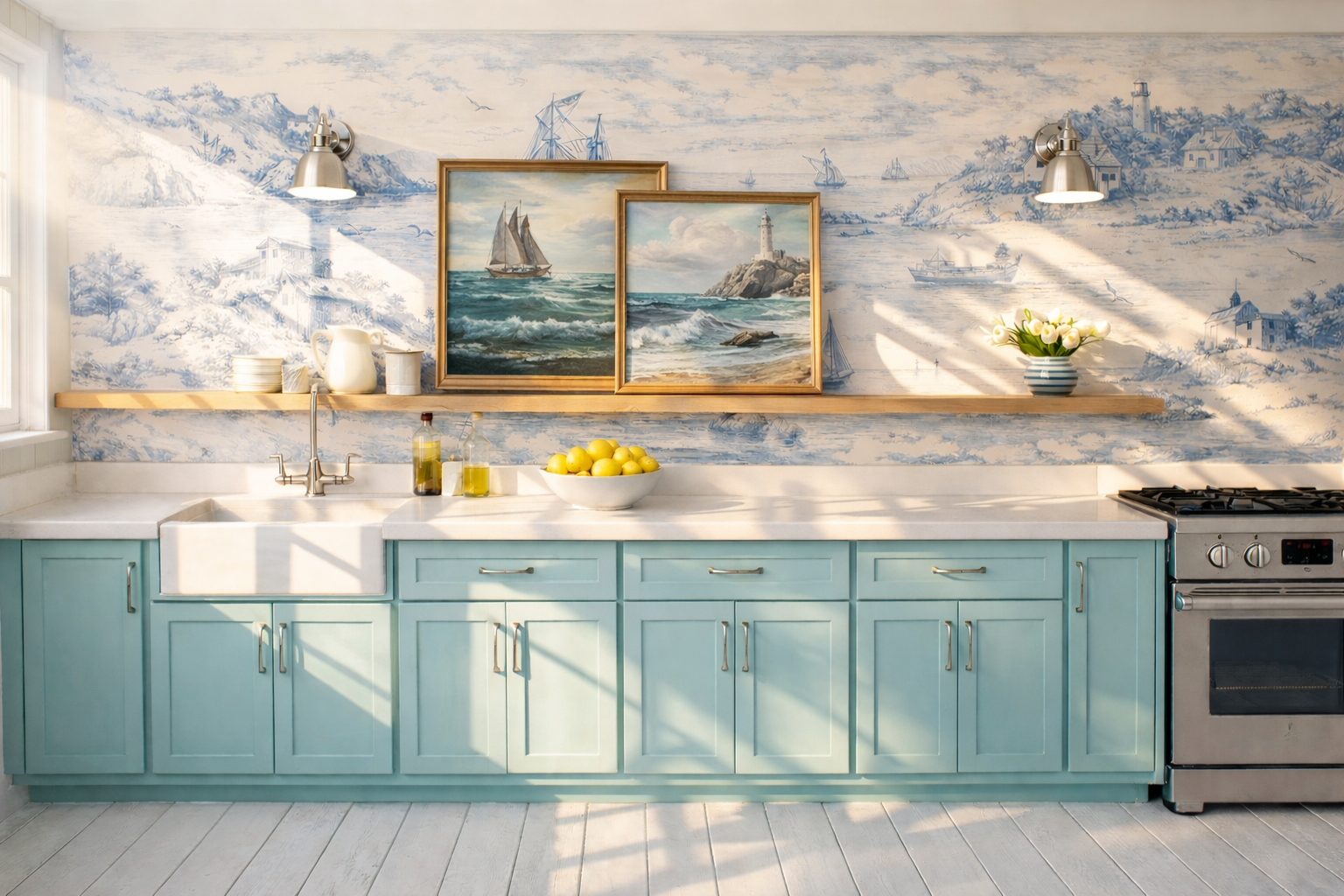 Ai Turquoise Seascape Kitchen