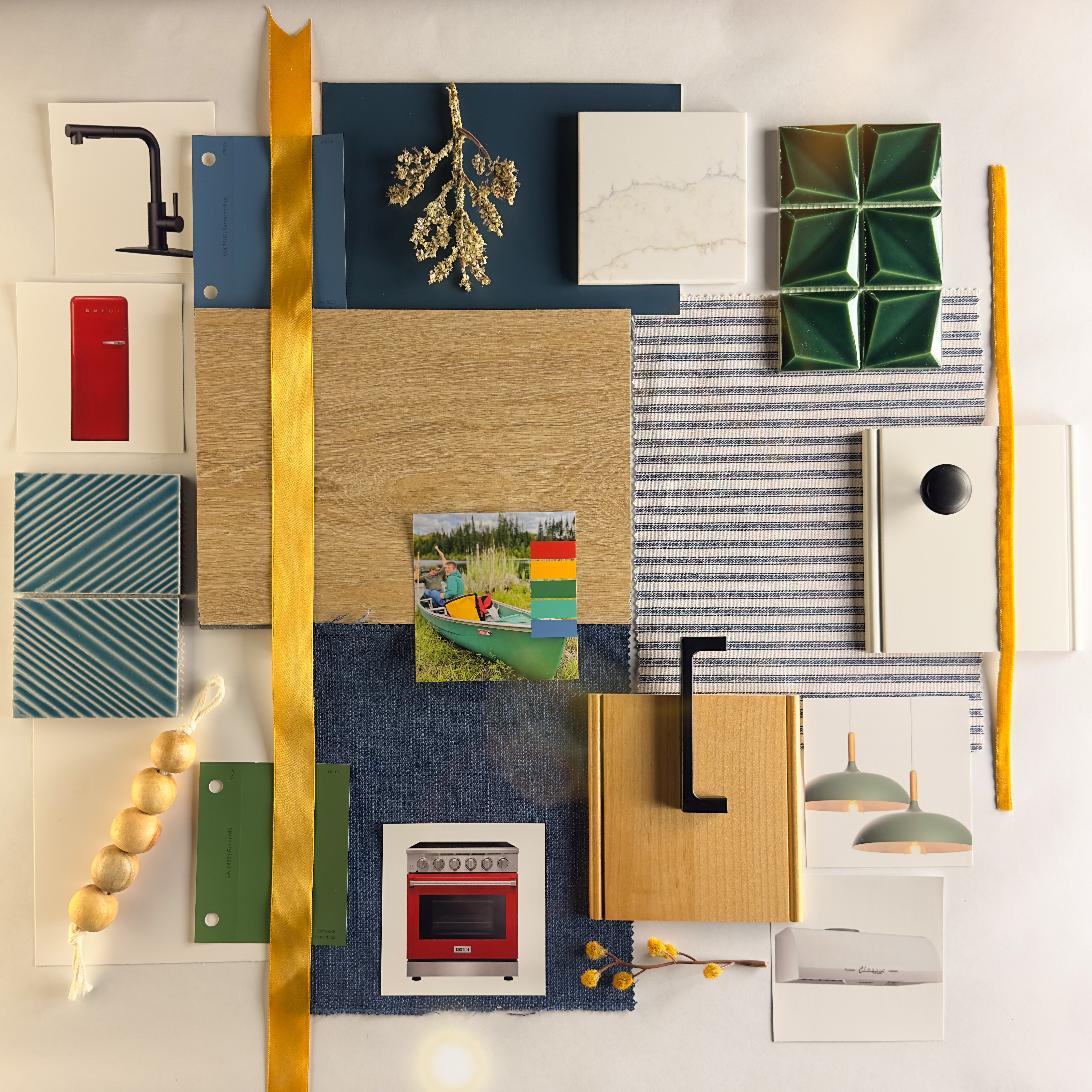 Red, green, blue, yellow Coleman