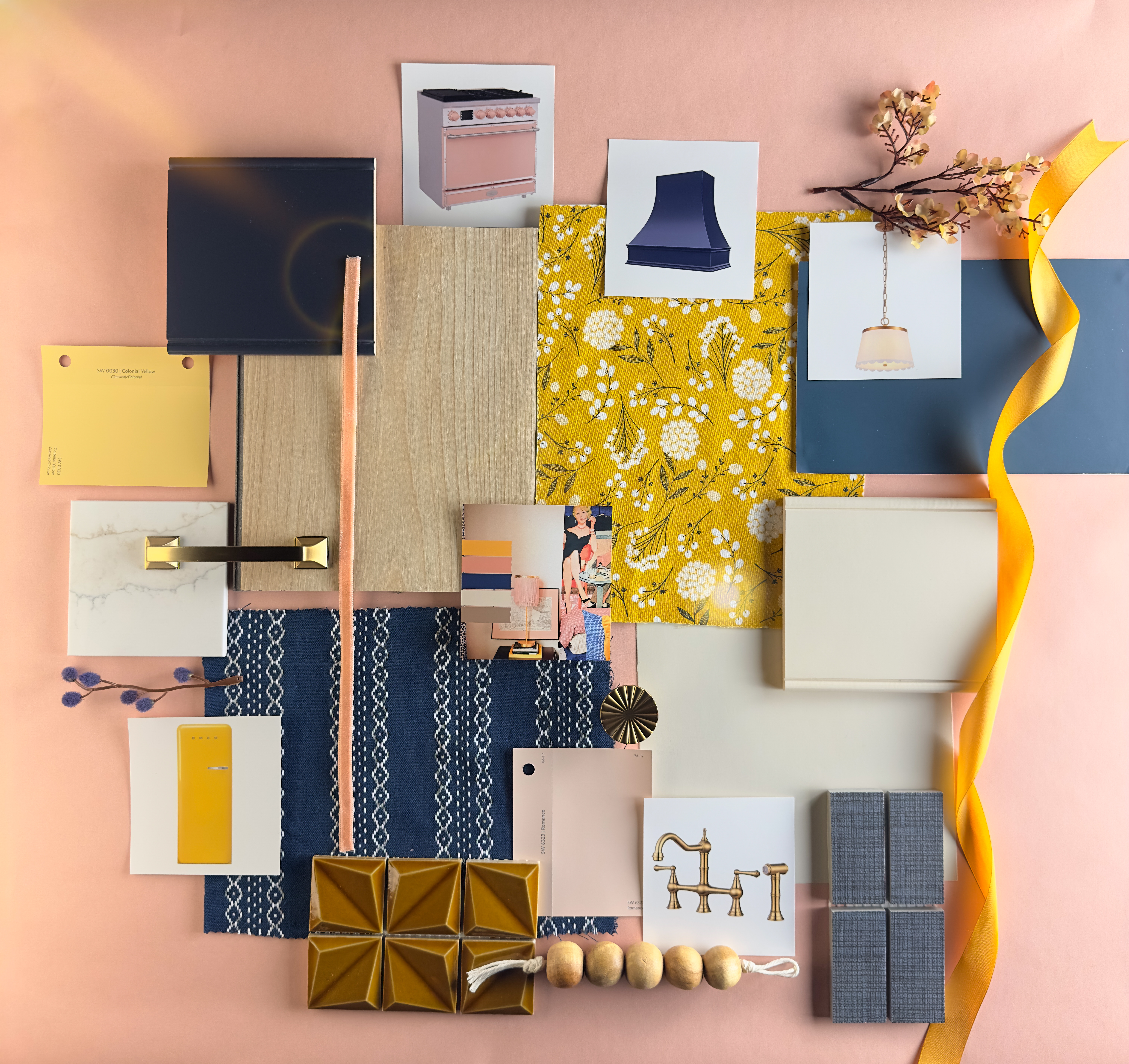 Dane's room has pink fringe lamps