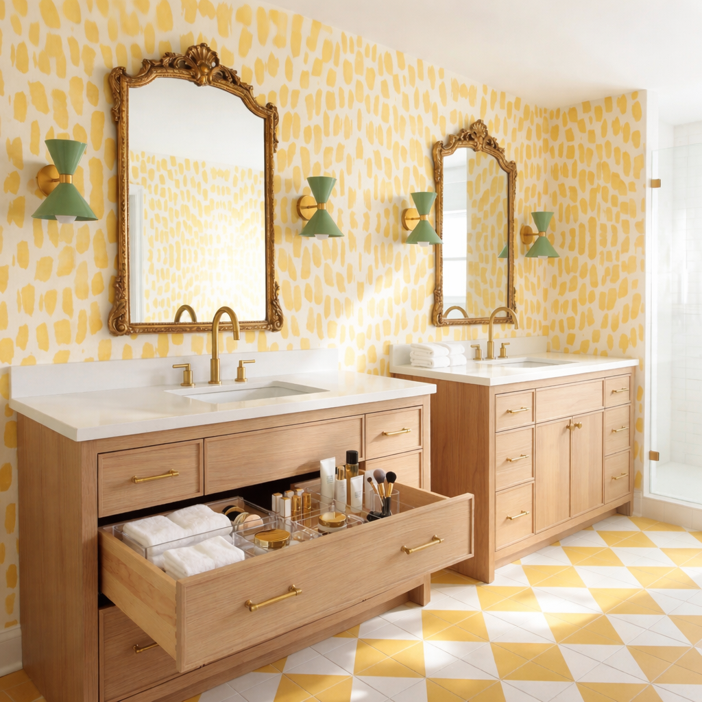 Light Oaky Yellowy Storage Lighting